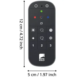 EGLO Fernbedienung Zigbee Remote 2.0 Schwarz 1,5 V