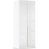 OTTO home Drehtürenschrank AGORDO 91 x 229 x 54 cm Weiß