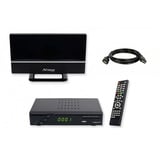 Sky Vision Set-ONE EasyOne 740 DVB-T2 Bundle Freenet TV HDMI Kabel, aktive Antenne