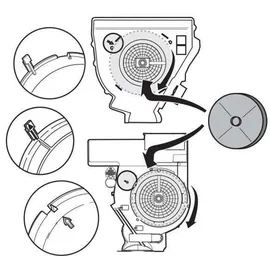 Wpro Aktivkohlefilter Typ 28