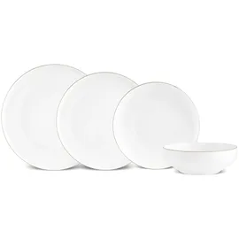 KARACA Streamline New Saturn Gold 24-teiliges Tafelservice, 6 Personen