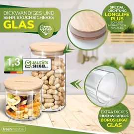 Fresh Master Vorratsglas 1000 ml 12 St.