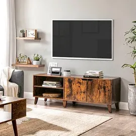 VASAGLE LTV027X01 Lowboard 140,0 x 40,0 x 50,0 cm Braun Spanplatte