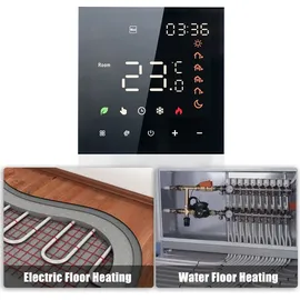 Zoternen Smart Thermostat 3A digital programmierbar LCD-Touchscreen Fußbodenheizung