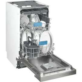 Beko BDSS28040XQ Einbau-Geschirrspüler (teilintegrierbar, 448 mm breit, Edelstahl)
