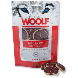 WOOLF Rindfleisch-Sushi mit Kabeljau 100g