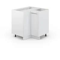 Vicco Eckunterschrank Fame-Line 80,5 x 82 x 51,6 cm Weiß