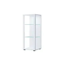 VCM Vitrine Glasol 35 x 35 x 90 cm Weiß