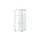 VCM Vitrine Glasol 35 x 35 x 90 cm Weiß