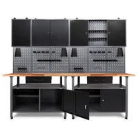 Ondis24 Lochwand Metall 240 x 205 x 60 cm grau/schwarz