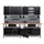 Ondis24 Lochwand Metall 240 x 205 x 60 cm grau/schwarz