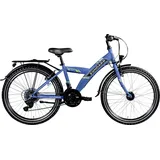 Zündapp Jugendfahrrad M724 24 Zoll Hardtail MTB 21-Gang blau