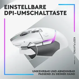 Logitech G502 X Plus Gaming Maus Weiß