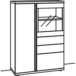 Venjakob Barola Highboard 9117