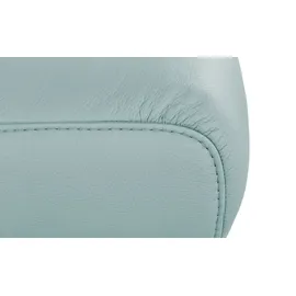HIMOLLA Eckcouch Leder 2-Sitzer Blau