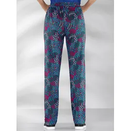 Classic Basics WITT WEIDEN Jerseyhose in rot-grün-gemustert | Gr.: 21