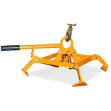 Bauer Südlohn Fassgreifer 4P-D120, lackiert, Gelborange
