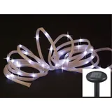 Buri LED Außen Lichtschlauch Solar Panel Partylicht Licht Lichterkette Kette Lichter