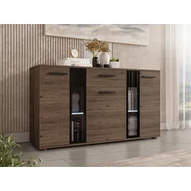 Mirjan24 Kommode, Nussbaum, Holzwerkstoff, 1 Schubladen, Rechteckig, 141x80x41 cm, Wohnzimmer, Kommoden & Sideboards, Kommoden