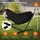 ML-Design Doppel Hängematte mit Stahlgestell, Schwarz, 2 Personen, Indoor Outdoor,