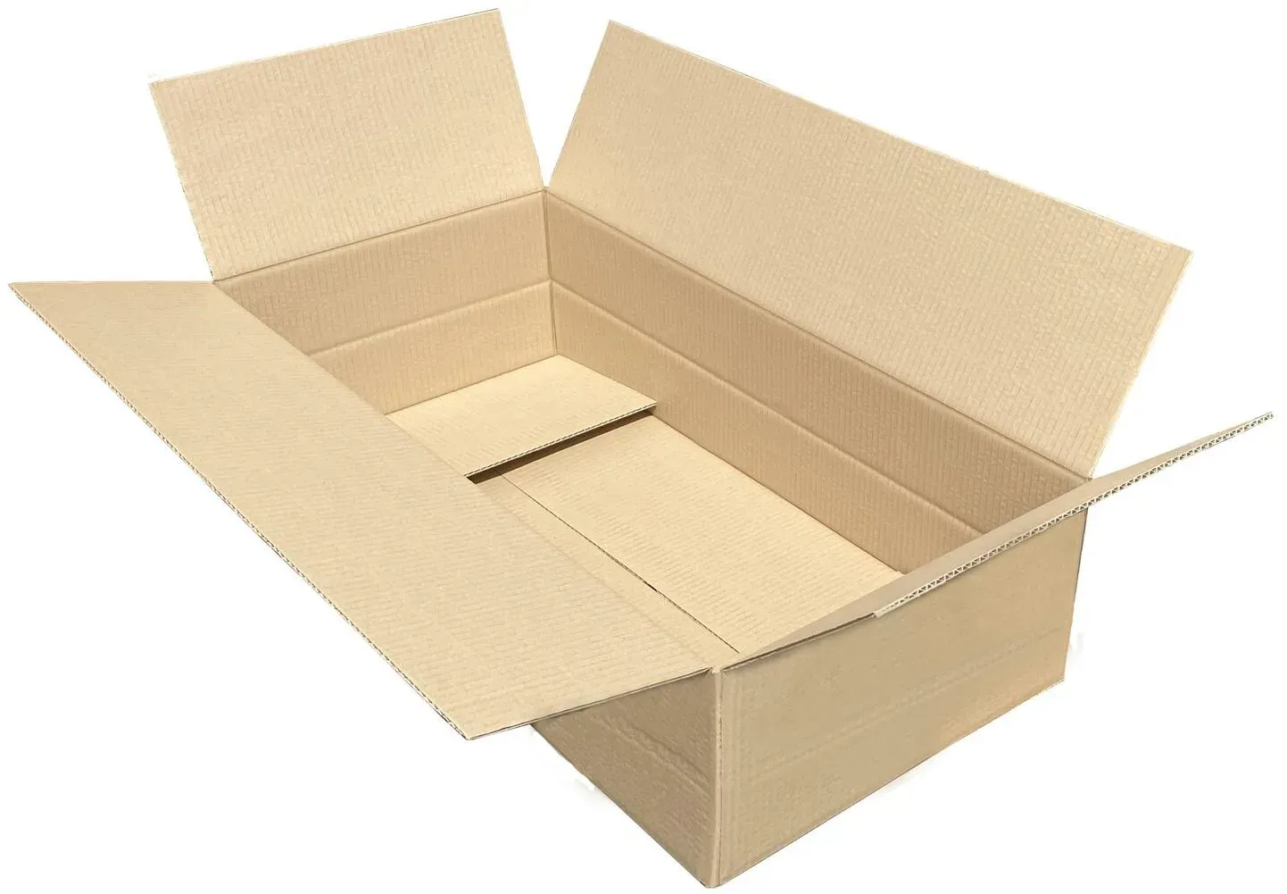Faltkarton  800x400x(100)-210mm (Außenmaß) mit variabler Höhe 1-wellig Dickwelle