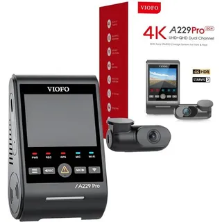 VIOFO A229 Pro 2CH 4K + 2k Wifi Gps