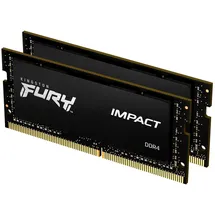 Kingston FURY Impact 64GB (2 x 32 GB) Kit DDR4 PC4-25600 CL20 Schwarz