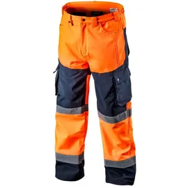 Neo Tools Softshell-Warnschutzhose mit Reflektionsstreifen orange XXXL