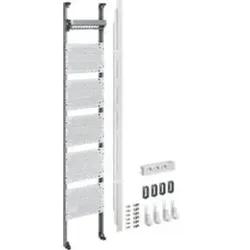 Hager UF511NW Komplettfeld Multimedia,universZ Z, Höhe 1350mm,1--feld,mit 6xPatchmodulen RJ45.Einbausatz für Multimediaanwendungen zum Einbau in