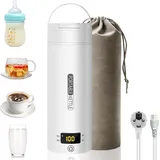 Reise Wasserkocher Klein Elektrische, 500ML/300W Tragbarer Wasserkocher Mini