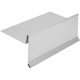 Sarei Ortblech ohne Wasserfalz Alu Natur Zuschnitt 250 mm x 1000 mm