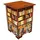 Werkhaus Photohocker Bücherregal 29,5 x 29,5 x 42 cm Mehrfarbig