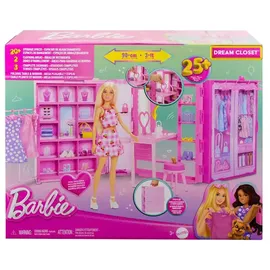 Barbie Traumkleiderschrank mit Puppe