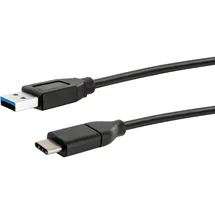 Schwaiger USB-C auf USB-A 0,5 m Schwarz