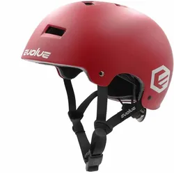 Erwachsene Fahrradhelm - Evolve Curb Evo, rot M