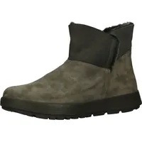 THINK! Stiefelette Stiefelette Veloursleder | grün, Gr. 39