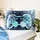 AC-Deco Game Over Baumwolle Blau 140 x 200 cm + 70 x 90 cm