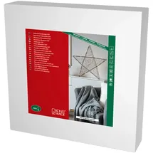 Konstsmide LED Metallstern, schwarz,