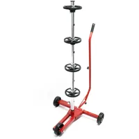 Wiltec Fahrbarer Reifenständer Felgenbaum für PKW Reifen bis 225 mm