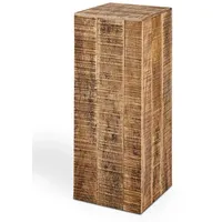 Amagohome Blumensäule 27x27 Blumen Hocker Holz Pflanzenständer Beistelltisch quadratisch