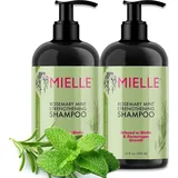 Mielle Organics Haarshampoo Rosmarin Mint für Haarwachstum 2x355 ml Shampoo