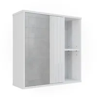 Vicco Badspiegelschrank Leano Weiß 60 x 60 cm
