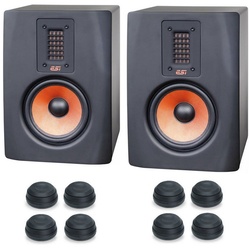 ESI Unik 05+ Aktive Monitor-Boxen PC-Lautsprecher (1 Paar, 80 W, mit Boxen-Füße)
