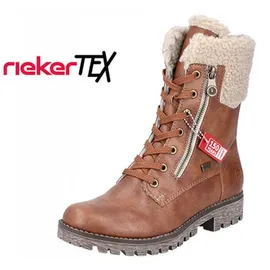 Rieker Schnürstiefeletten Damen Braun 41