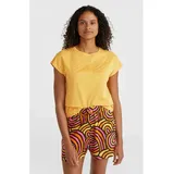 O'Neill Amiri Beach Shorts orange rainbow stripe XS