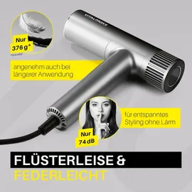 Vitalmaxx Slim Hairdryer grau/silber