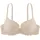 DORINA Claire Super Push-Up Demi-BH – Bügel-BH mit Geformten Cups, Weichem Mikrogewebe und Sinnlichen Spitzendetails, beige