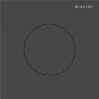 Geberit Typ 40 Urinal-Steuerung 116014141 pneumatisch, Round, schwarz matt