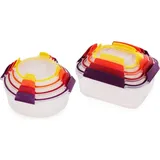 Joseph Joseph Nest Lock 8-tlg. Frischhaltedosen- Set Rund und E