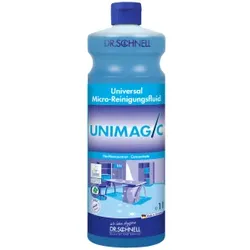 Dr. Schnell Unterhaltsreiniger UNIMAGIC, Konzentrat , Microfluid-HighTech Reiniger mit Oberflächenschutz, 1 Liter - Flasche